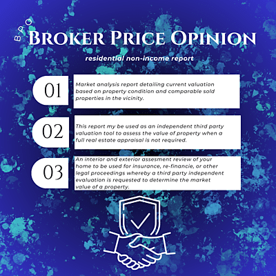 Broker Price Opinion (BPO) - residential non-income report